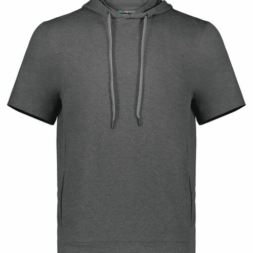 Men's Eco Revive™ Ventura Soft Knit Short Sleeve Hooded Sweatshirt Thumbnail