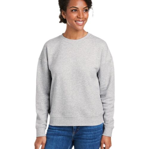 Women's Garment-Dyed Crewneck Sweatshirt Thumbnail