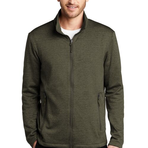 Collective Striated Fleece Jacket Thumbnail